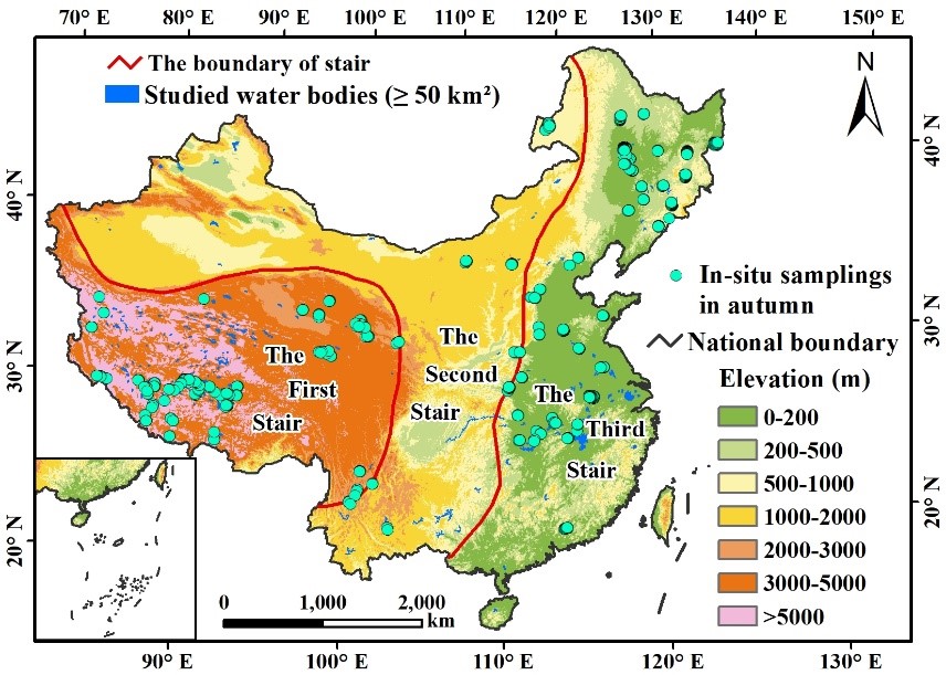 東北地理所在不同區域尺度湖庫總懸浮顆粒物濃度變化研究中取得新進展